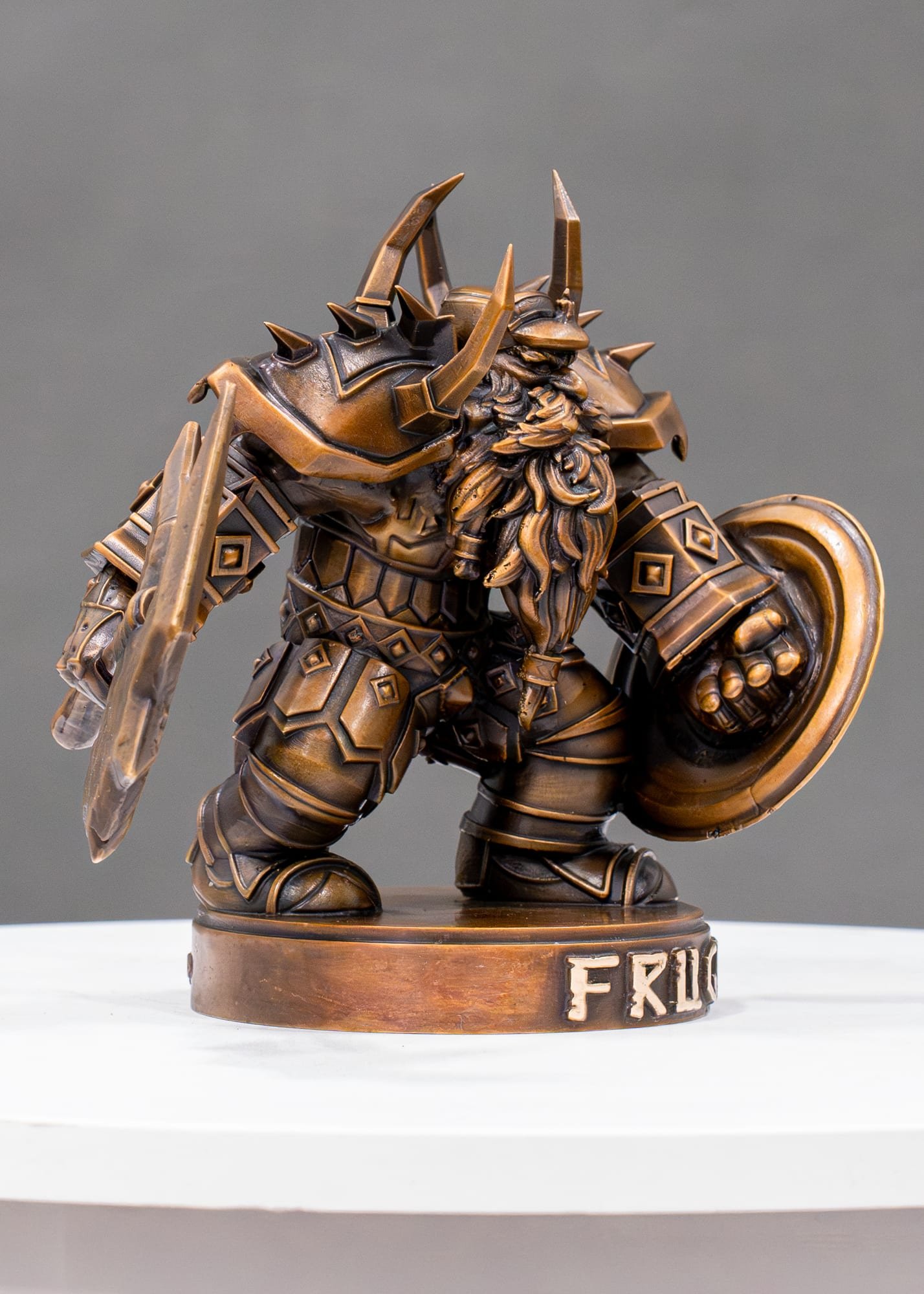 Frugo, finished bronze with patina
